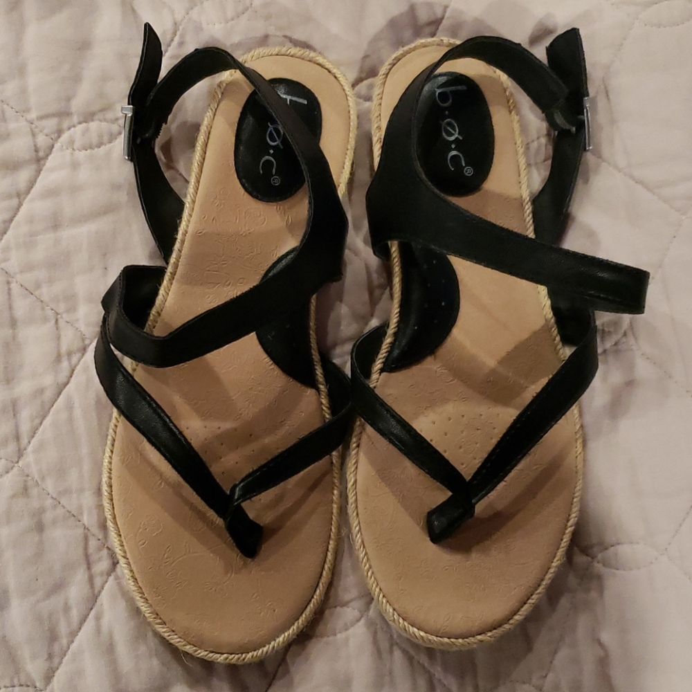 Black b.o.c Sandals